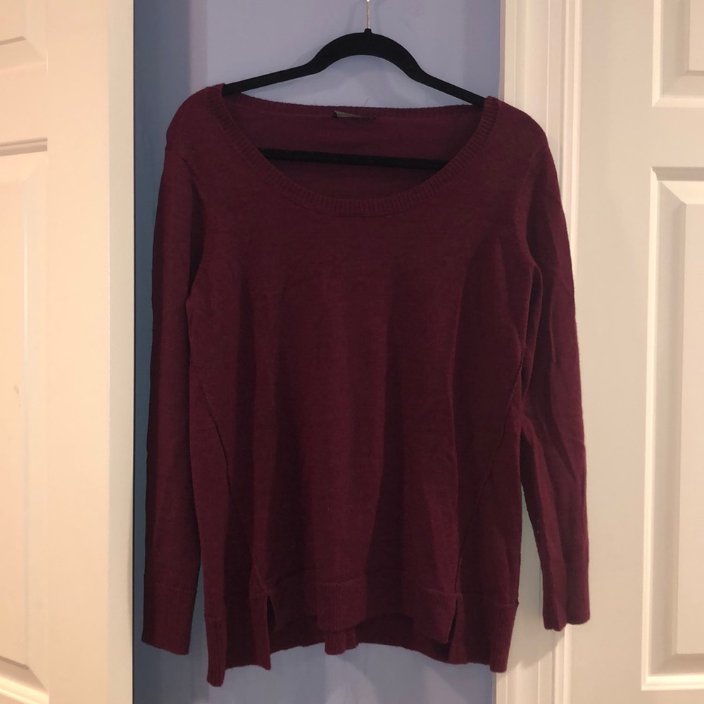 Purple Eileen Fisher sweater